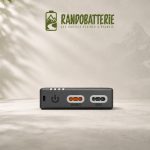 Ports USB-C de la batterie externe randonnée Nitecore NB10000 – prise IN/OUT USB-C charge rapide et port OUT2 pour recharger deux appareils simultanément en trek