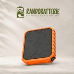 Xtorm XR201 face avant – batterie externe outdoor résistante à l'eau avec design topographique en relief et indicateur de charge LED, parfaite pour la randonnée