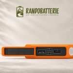 Connectique USB de la batterie externe randonnée Xtorm XR202 – double port USB-A et port USB-C sous cache étanche IP65, power bank outdoor pour recharger GPS et smartphone en montagne
