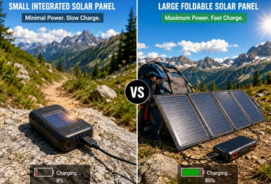 panneaux solaire batterie externe